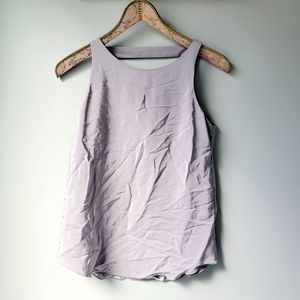 Amanda Uprichard Cut Out Silk Tank